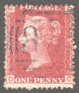 Great Britain Scott 33 Used Plate 78 - DG - Click Image to Close